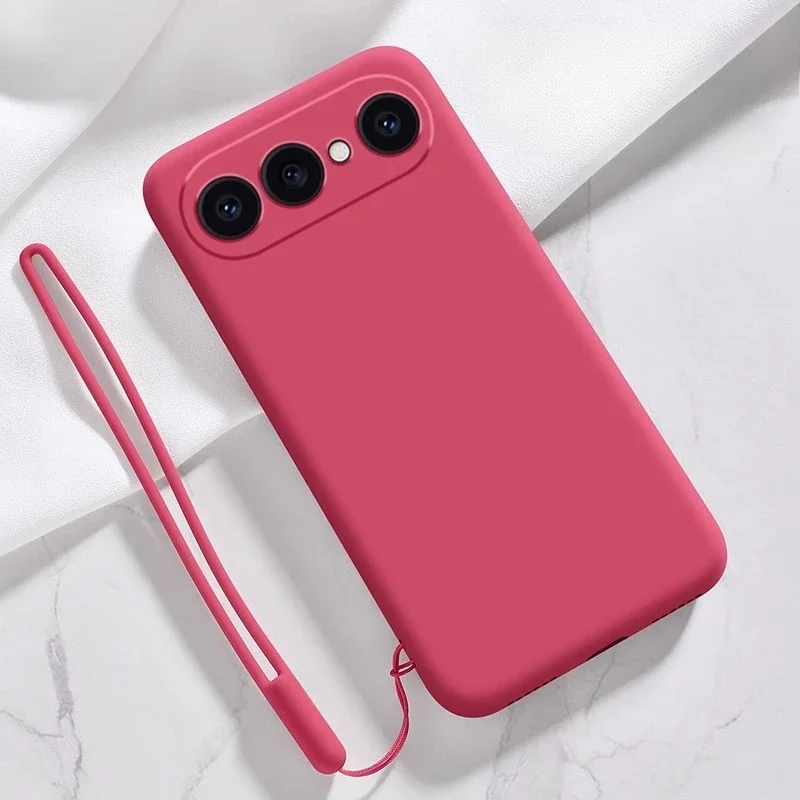 Funda de teléfono de silicona líquida para VIVO S50 Pro Mini carcasa mate para VIVO S50pro Mini correa de parachoques a prueba de golpes funda trasera de armadura - imagen 5