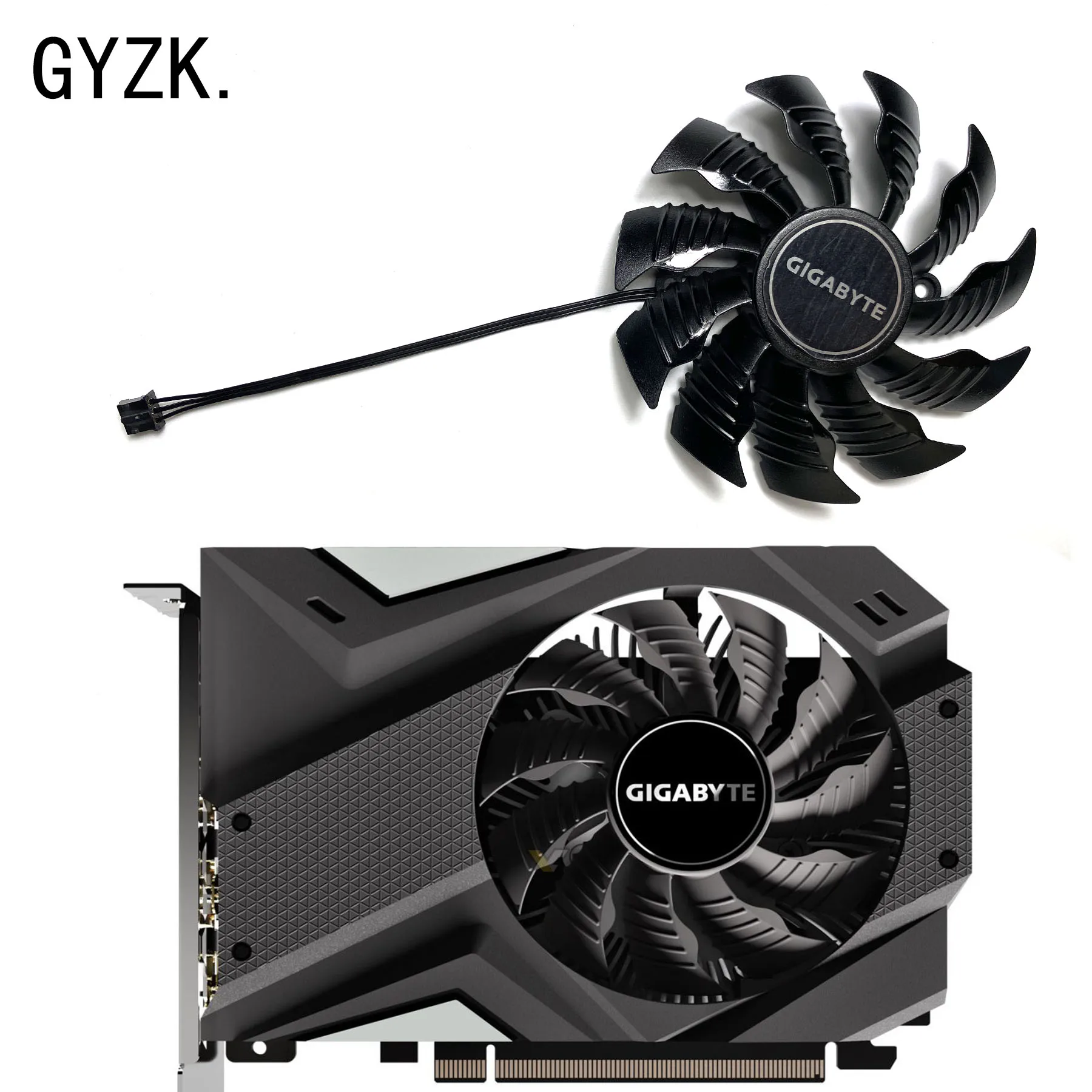 Ventilador de repuesto para tarjeta gráfica GIGABYTE GeForce GTX1650 1630 MINI ITX OC, nuevo, PLA09215S12H