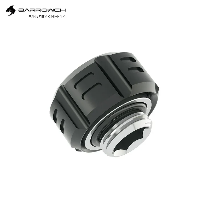 Barrowch-Accesorios de compresión de mano, accesorio de tubo duro G1/4, para OD14mm Acylic/PETG/PMMA, FBYKNM-14 de tubo de rigidez - imagen 4