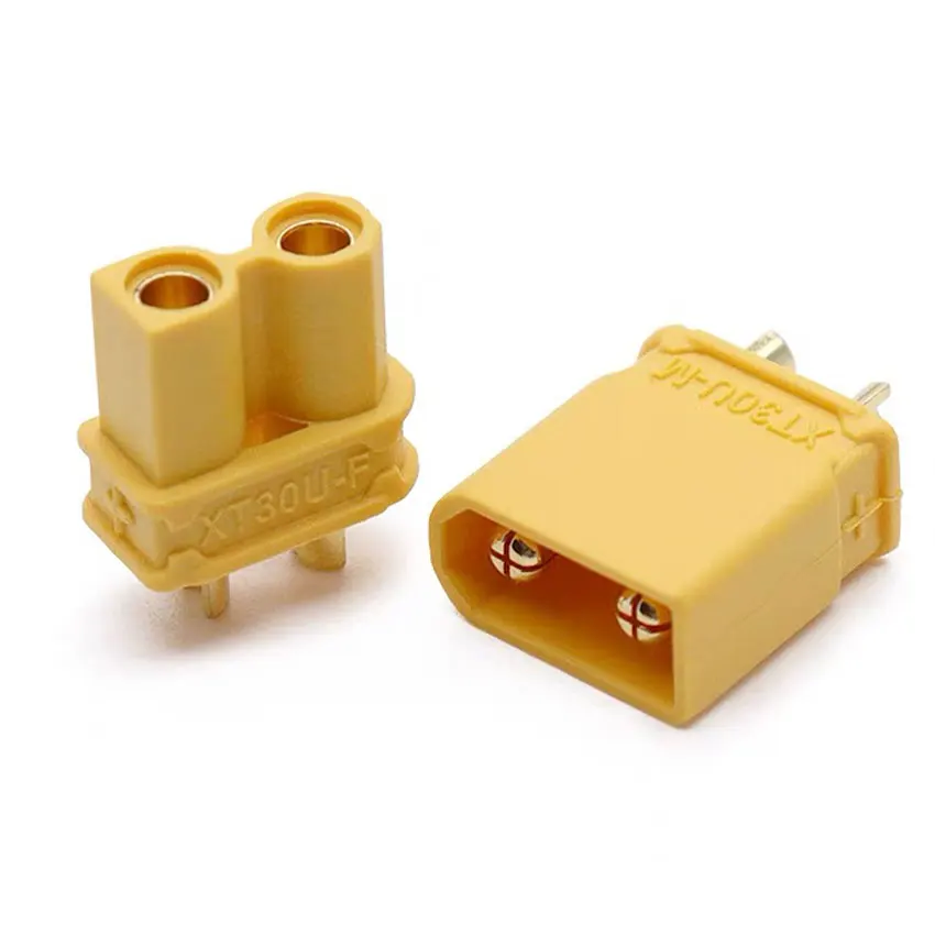 1 Uds conector XT30 2mm conector Banana XT30 XT30U macho hembra conector tipo bala enchufe para RC FPV coche Lipo piezas de batería - imagen 4