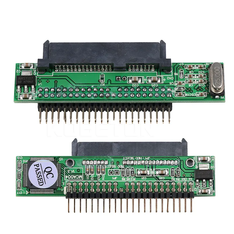 Tarjeta adaptadora SATA a IDE SSD de 2,5 pulgadas, 7 + 15 pines hembra a 44 pines macho, tarjeta elevadora de disco duro, compatible con ATA 66/100/133 para ordenador portátil - imagen 2