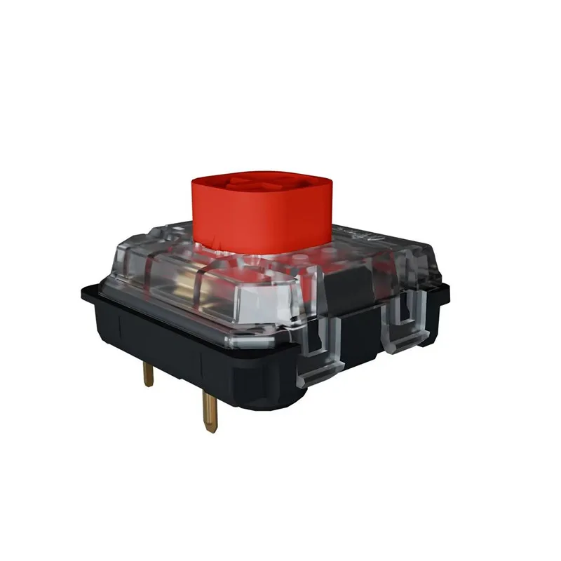 GATERON KS-33 interruptor de teclado rojo silencioso 2,0 de perfil bajo 3 pines RGB personalizado DIY Teclado mecánico de intercambio en caliente para juegos de oficina - imagen 3