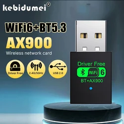 Adaptador WiFi 6 USB Bluetooth 5.4 – Banda Dual para PC Windows