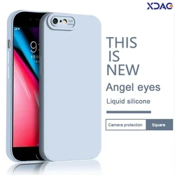 Funda Silicona Líquida iPhone 8/7/6/6S Plus – Angel Eyes Mate