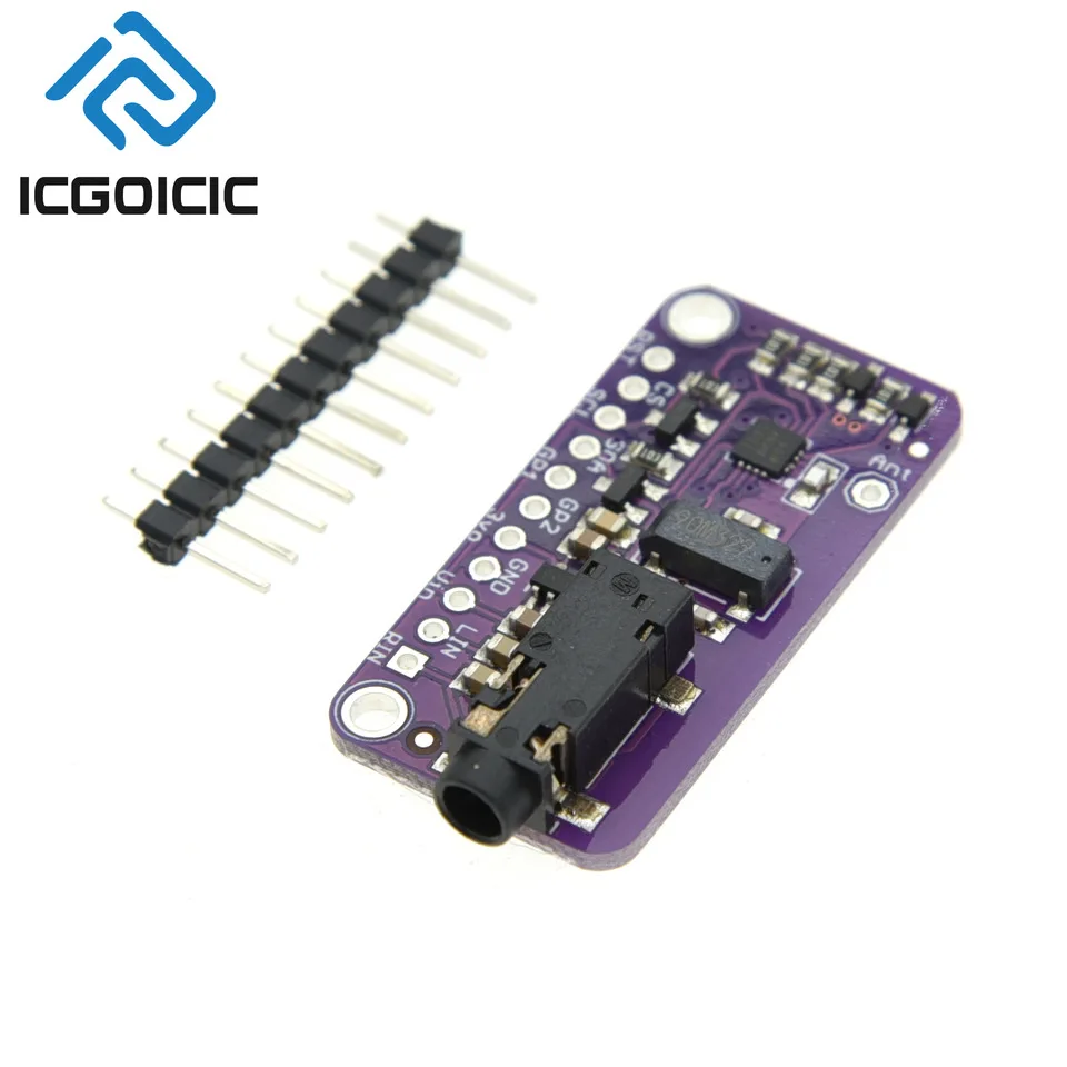 Módulo transmisor FM SI4713: 3,0-5,0 V CC, controlado I2C, audio estéreo a FM inalámbrico para audio de automóvil y proyectos de bricolaje - imagen 3