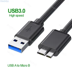 Cable corto USB 3.0 USB-A a Micro-B para disco duro externo