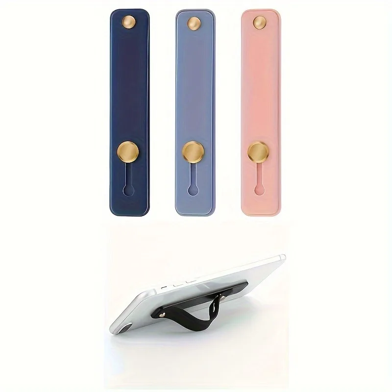 Conveniente correa telescópica para el dedo para iPhone Pro Max, soporte para teléfono móvil, hebilla de anillo para el dedo, correa adhesiva para el dedo de escritorio - imagen 2