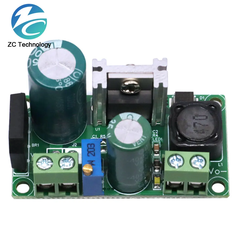 Módulo convertidor reductor de CA/CC a CC, LM2596HV, 3v, 3,3 V, 5V, 6V, 9V, 12V, 15V, 24V, 5V-50V, fuente de alimentación ajustable de 3a - imagen 5