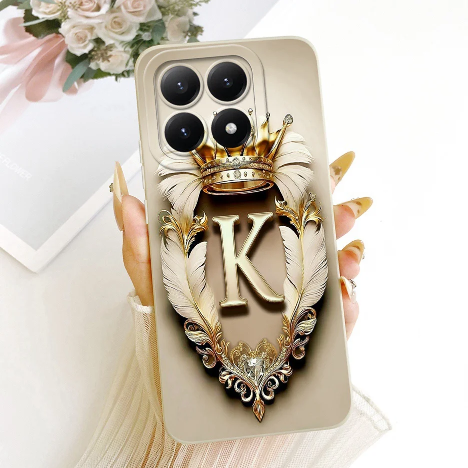 Para Xiaomi 15T Pro 5G Cool corona letras cubierta a prueba de golpes suave TPU funda de teléfono para Xiaomi Mi 15T Pro 15TPo Mi15T 5G Fundas parachoques - imagen 3