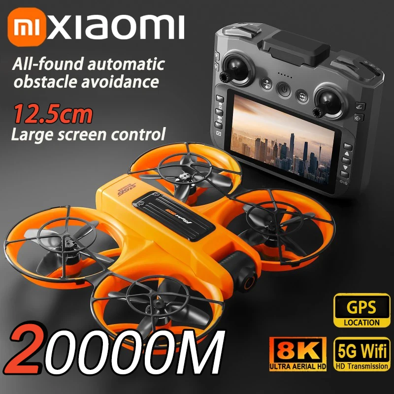 Xiaomi S156 Drone GPS 8K Profesional HD 360 ° Control remoto de pantalla de cámara dual Motores sin escobillas Evitación de obstáculos Quadcopter - imagen 2