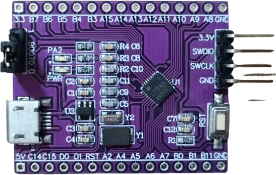 HC32L170FAUA Placa central Huada HDSC Sistema mínimo Desarrollo y reemplazo de nuevos productos STM32L071CBT6 - imagen 2