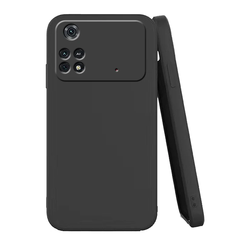 Fundas para Xiaomi POCO M4 Pro 4G funda de silicona líquida a prueba de golpes funda de teléfono Poco M4 Pro 4G Fundas