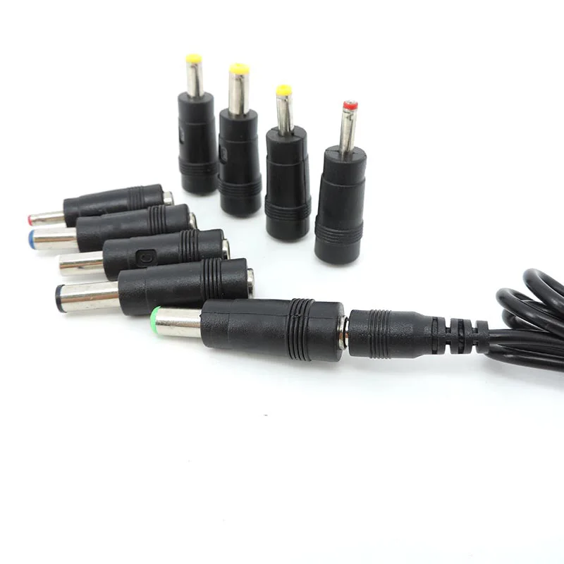 5,5x2,1 3,5mm USB Boost Line DC 9V 12 voltios 8 pines Cable convertidor voltaje transformador Led regulador de potencia para enrutador pantalla Led Q1 - imagen 5