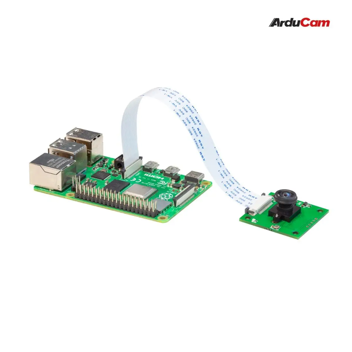 Cámara ojo de pez Arducam 5MP OV5647 para Raspberry Pi, lente de montura M8 - imagen 5