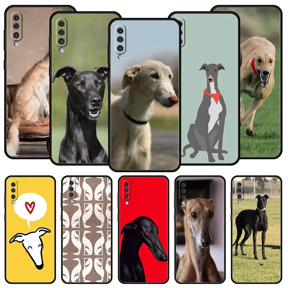 Funda de teléfono Galgo Greyhound Dog para Samsung A56 A36 A26 A54 A52 A24 A14 A50 A72 A70 A40 A06 A12 A22 A34 A42 A32 A04s A16 5G