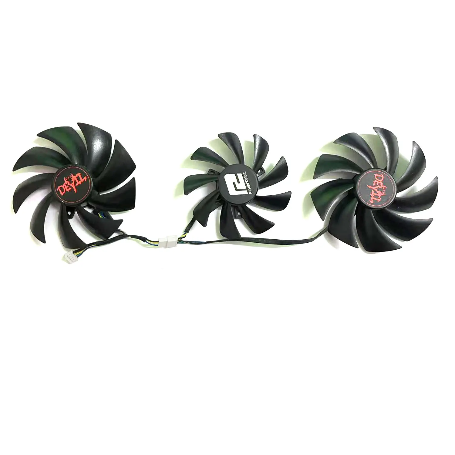 95MM FD10015H12D 85MM FD9015U12D 4PIN para Powercolor Radeon RX6700XT 6750 6750XT 6800 6800XT 6900XT 6950XT Red Devil OC