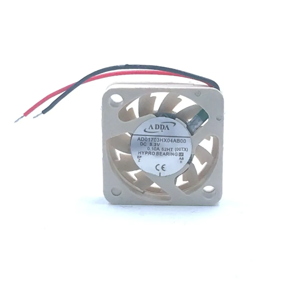 2 uds mini ventilador nuevo para ADDA AD01703HX04AB00 1704 17x17x4mm 3,3 V 0.10A Micro dispositivo UAV - imagen 2