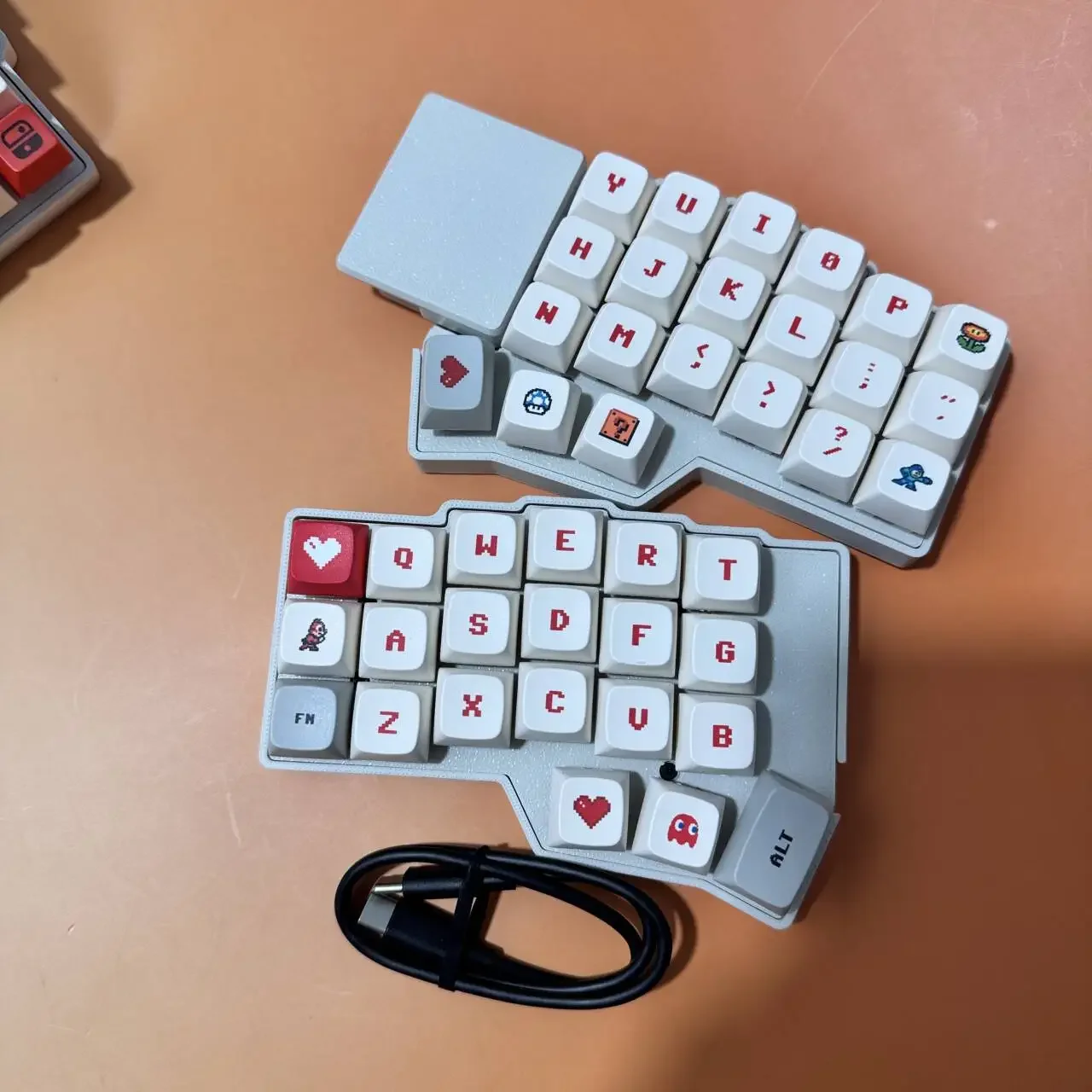 Nuevo Corne V4.1 36/42 Kit de teclado dividido personalizado RGB soporte ergonómico de intercambio en caliente a través de Procyon Touch Pad con perilla de ratón DIY MX - imagen 5