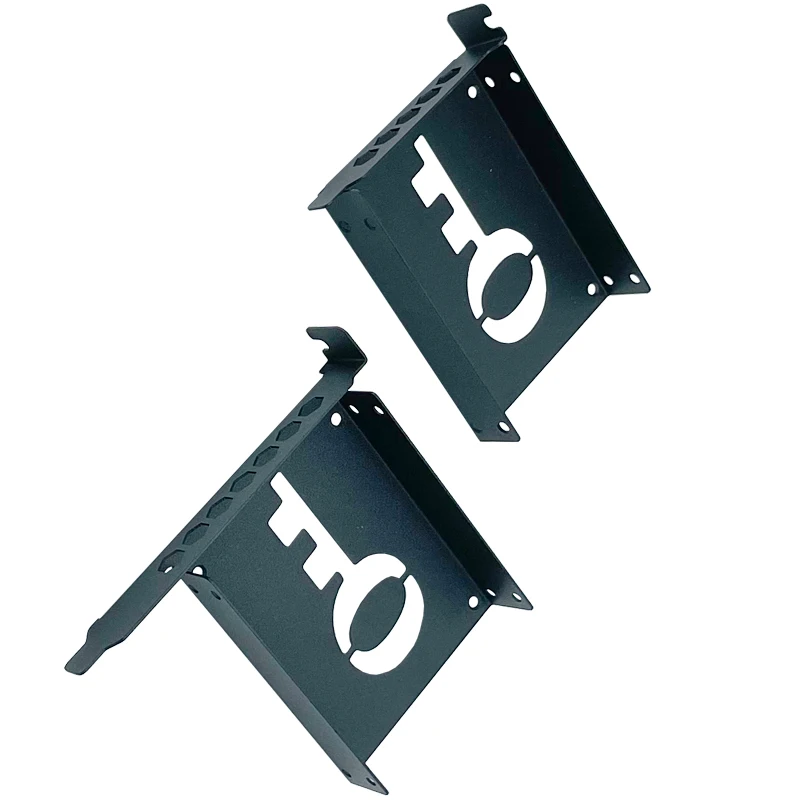 Adaptador de soporte SSD de 2,5 "con ranura PCI, bandeja de disco duro HDD de 2,5 pulgadas a carcasa de PC, chasis trasero, cubierta de montaje de Metal - imagen 2