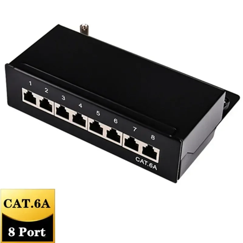 Cat6A 8 port
