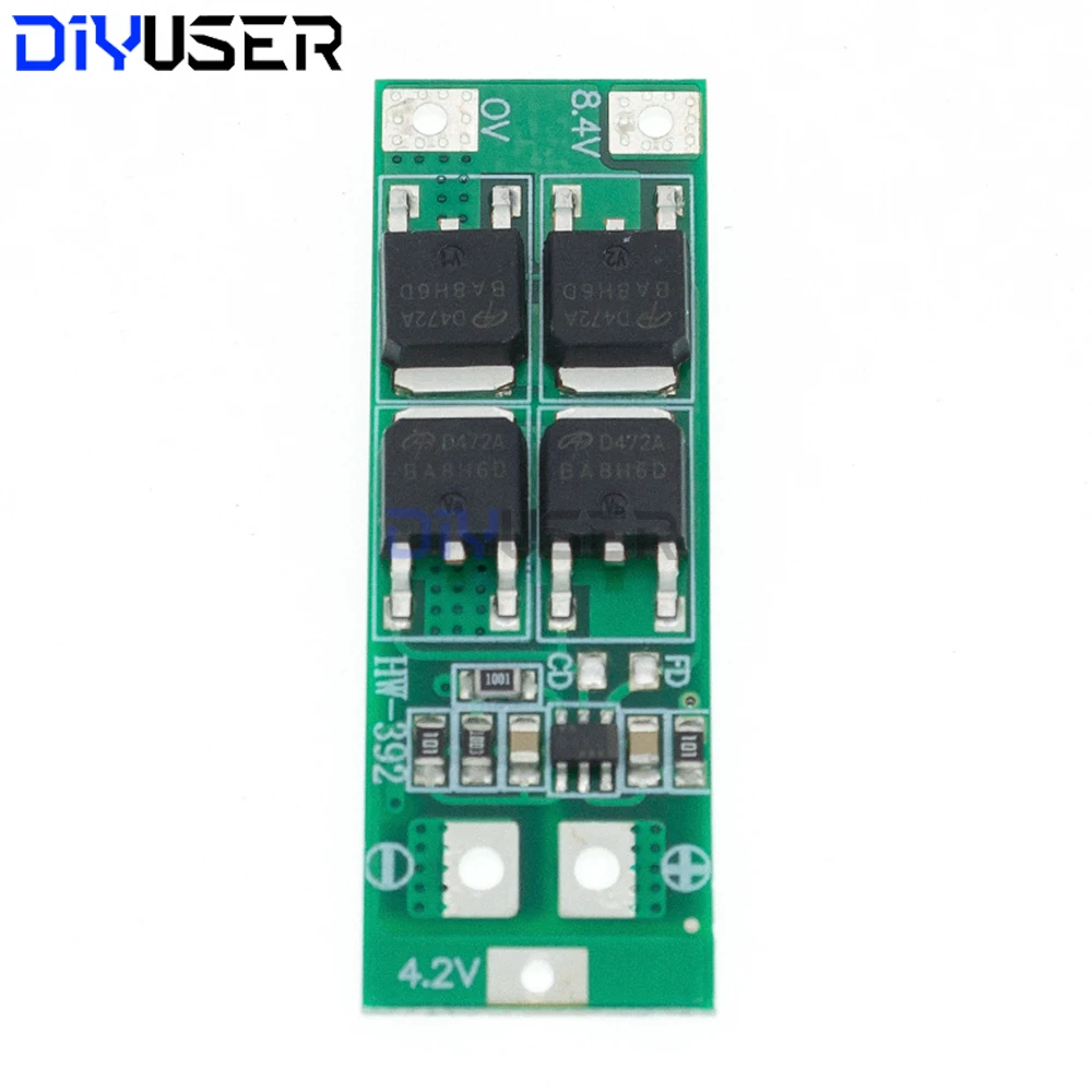 Placa de protección de batería de litio 2S 20A 7,4 V 8,4 V 18650/placa BMS versión de equilibrio estándar - imagen 4