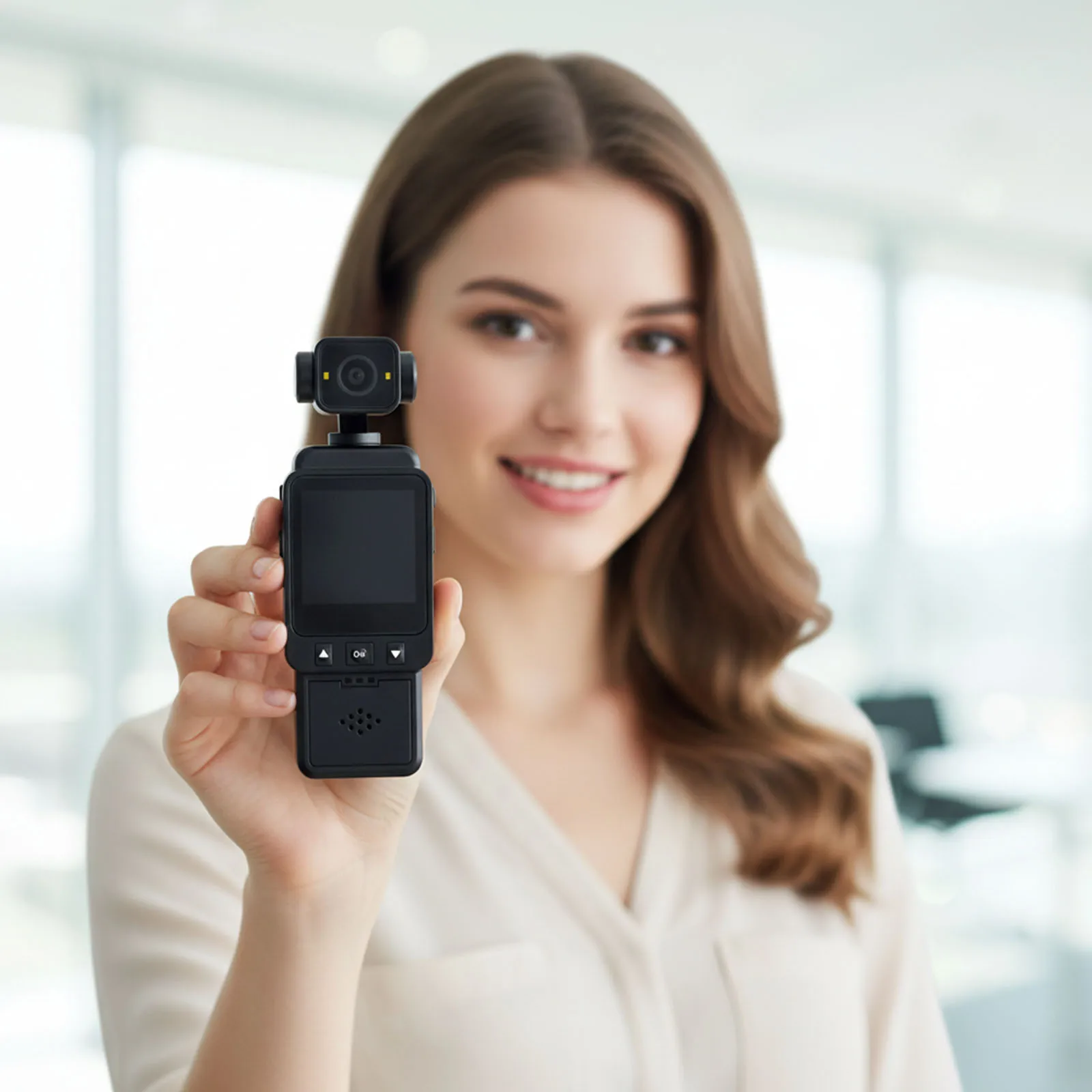 Grabadora de vídeo para exteriores con WiFi de 1080P, cámara deportiva portátil HD con pantalla de 1,54 pulgadas, videocámara de bolsillo portátil para seguridad, trabajo, guardia, viajes - imagen 2