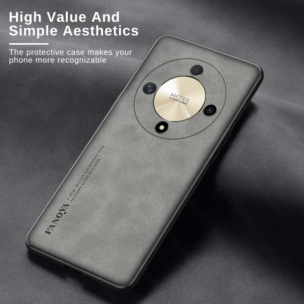 Honer-funda trasera de piel de oveja para Honor X9b Honor X9b 5G ALI-NX1 6,7 ", protección de cámara a prueba de golpes, TPU, borde suave - imagen 2