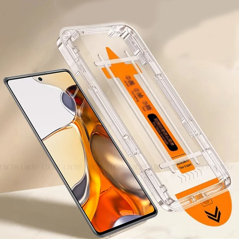 4/3/2/1 Uds para Xiaomi 11T Pro vidrio Xiaomi 11T vidrio templado HD 9H sin polvo cubierta completa pegamento Protector de pantalla Xiaomi Mi 11T Pro - imagen 2