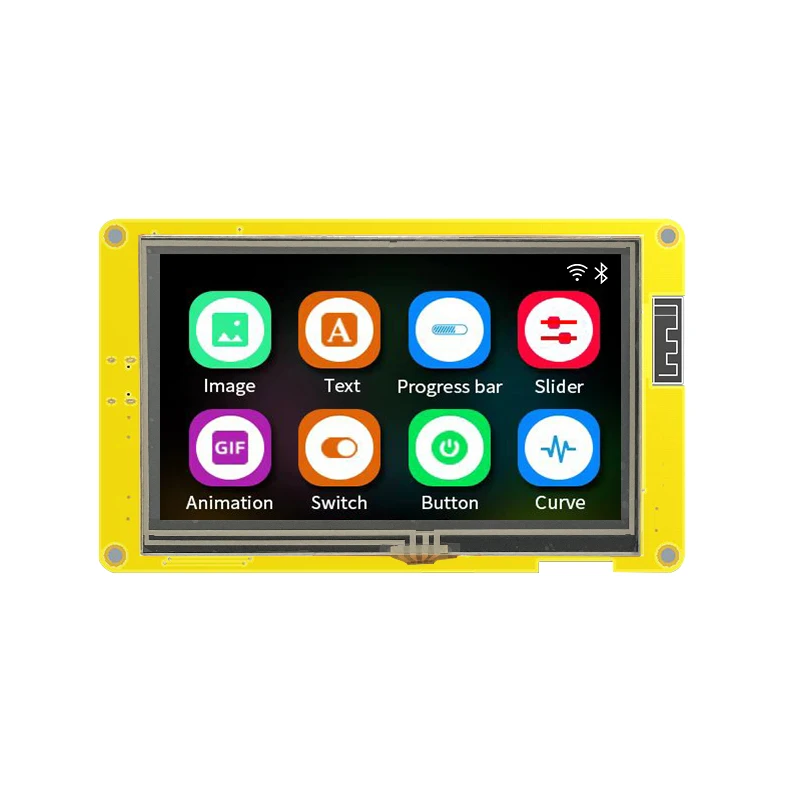 Pantalla táctil inteligente para Arduino LVGL, módulo TFT LCD RGB de 4,3 pulgadas, HMI 8M, PSRAM 16M, 480x270, WIFI, Bluetooth, pantalla táctil - imagen 5