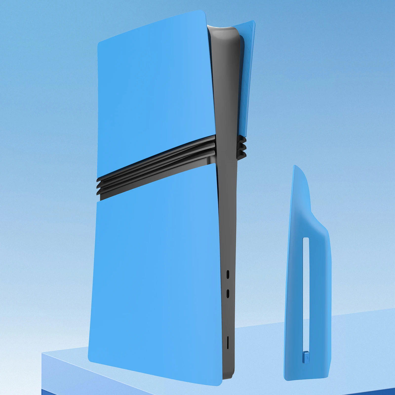 Placas de cubierta para nuevos paneles de carcasa de consola PS5 Pro compatibles con accesorios PlayStation5 Pro placa frontal protectora de repuesto - imagen 2