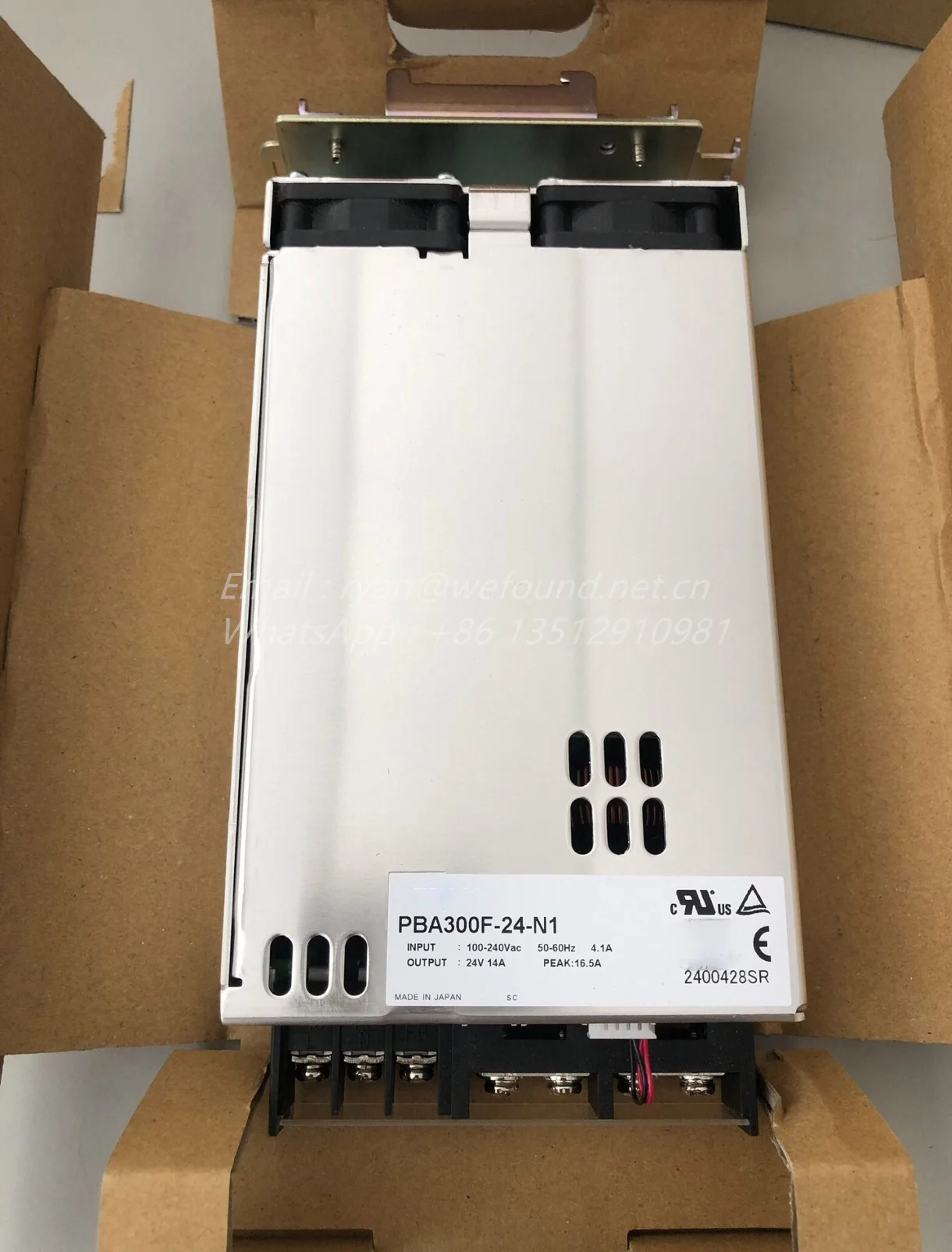 PBA300F-24-N1 para fuente de alimentación de aplicaciones de electrónica médica y industrial COSEL - imagen 2