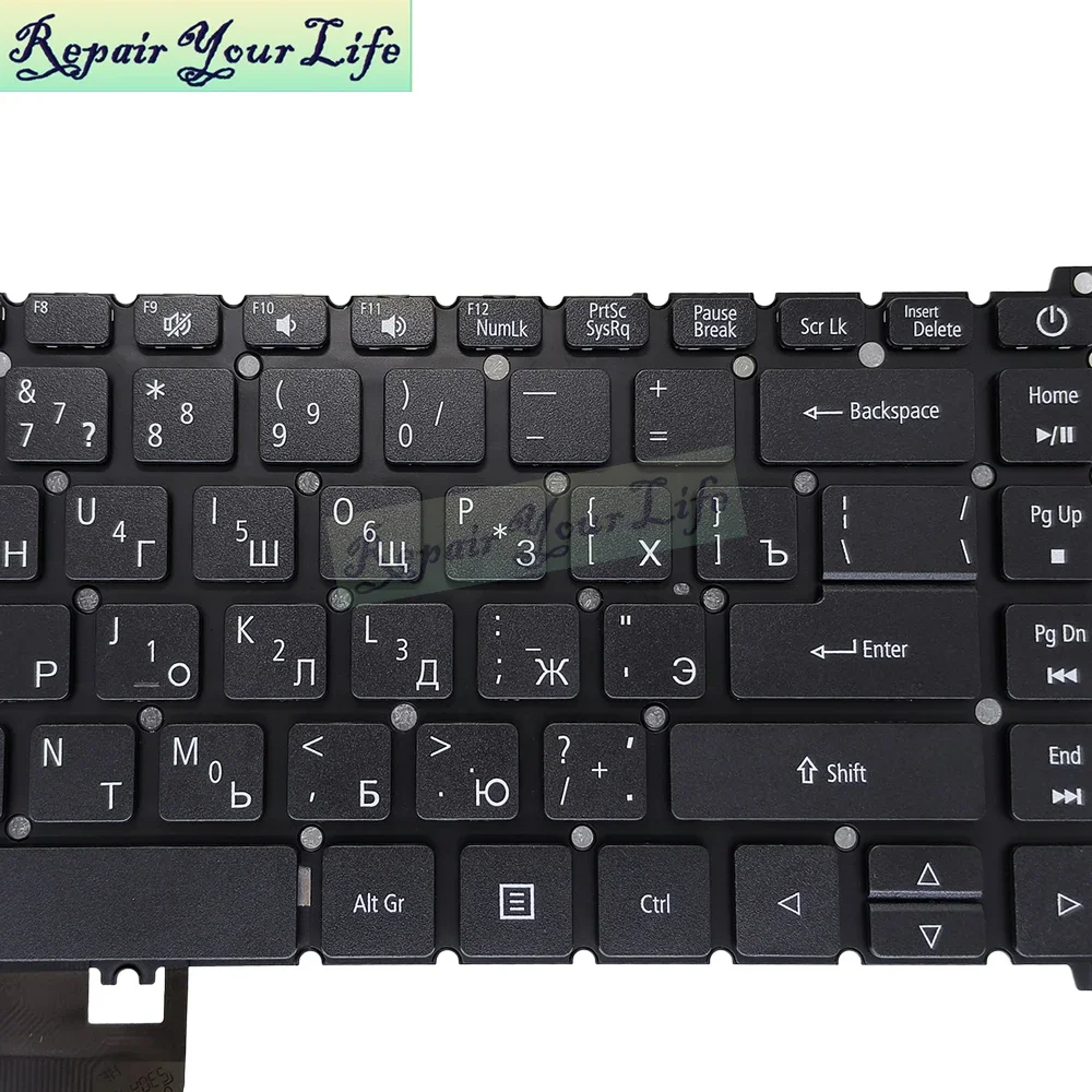 Teclado ruso US RU para ACER Swift 5 SF515-51 SF515-51T 73TY 507P -53AY N18P2 teclado inglés para ordenador portátil sin retroiluminación SV4P_A70LWL - imagen 2