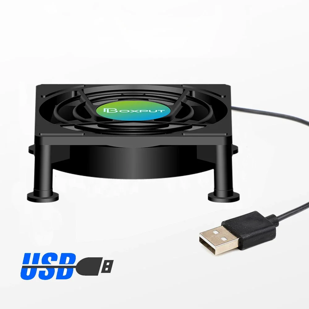 Radiador de alimentación USB, Mini ventilador de refrigeración para Android TV Box, decodificador, inalámbrico, silencioso, superventas, TVBox Cooler 2025 - imagen 3
