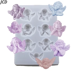 Molde Silicona Ángel para Resina Epoxi Joyería DIY Colgantes