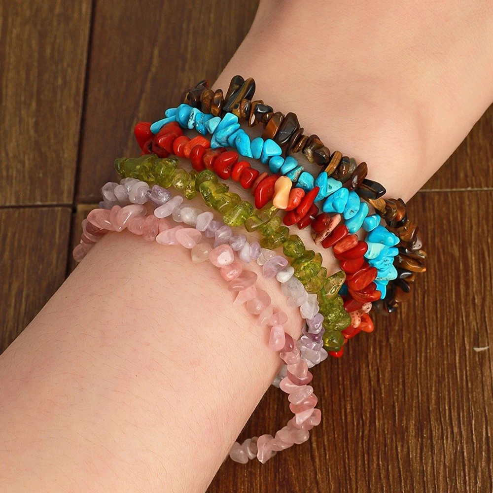 Cordón con cuentas de piedra Natural hecho a mano de cristal de piedra lunar, correa de muñeca antipérdida para teléfono móvil, llavero colgante con dijes para teléfono móvil - imagen 2