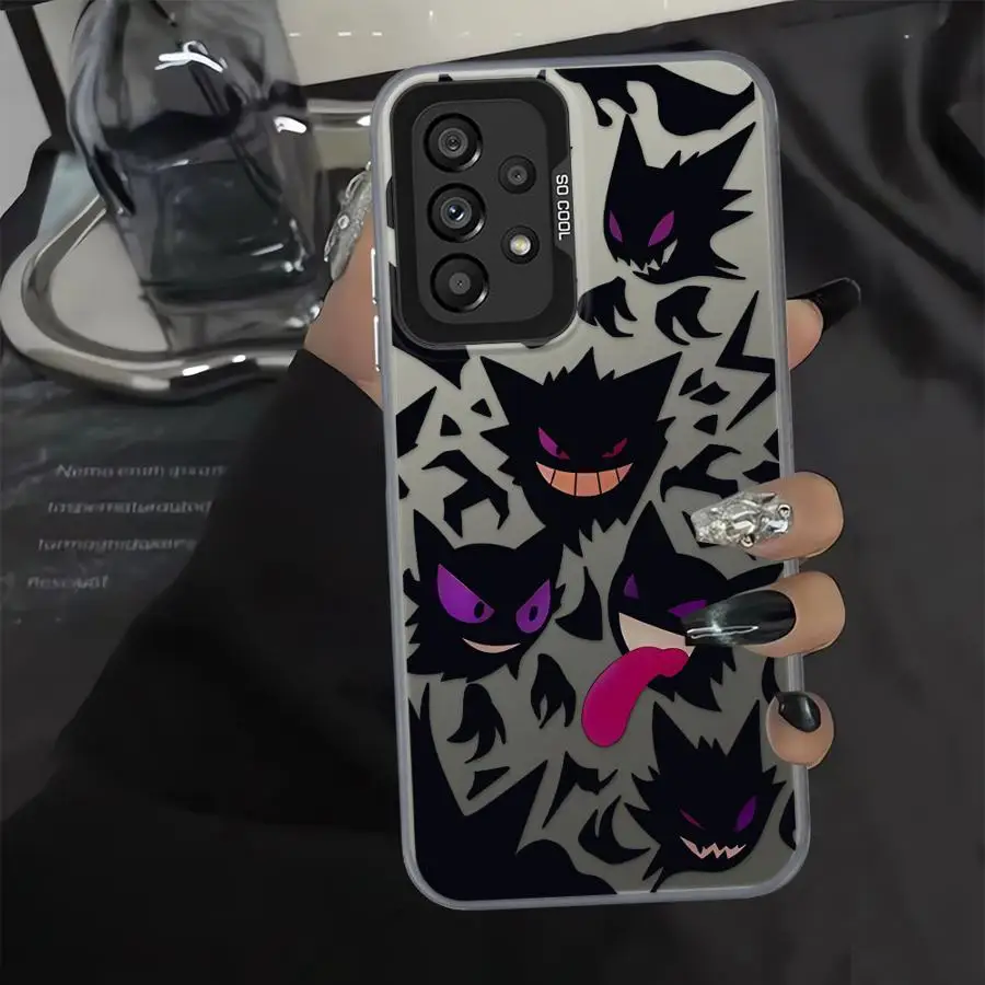 Poke-monS Cool Gen-garS funda trasera para teléfono Samsung Galaxy A26 A31 A24 A25 A15 A16 A36 A35 A17 A20s A13 A14 A21s A23 A11 - imagen 4