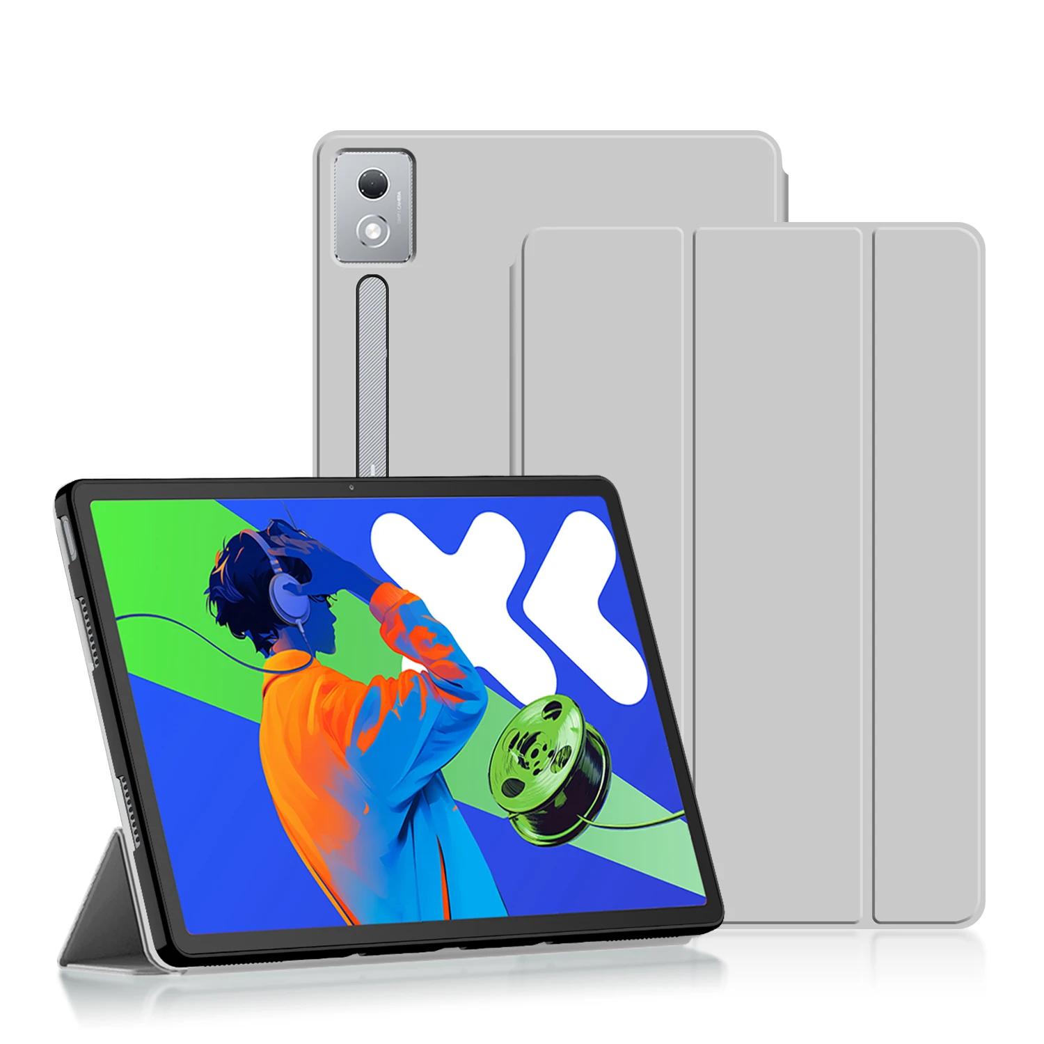 Funda para Lenovo Xiaoxin Pad Pro 12,7 pulgadas 2025 2023 TB-375FC TB-373FU TB-370FU Tablet Funda con tapa Funda Tab P12 12,7 - imagen 3