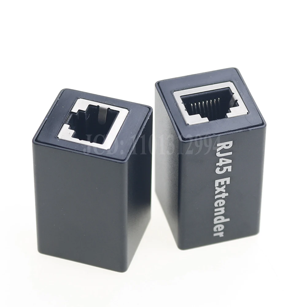 Extensor de red Ethernet RJ45, conector para Cat7, Cat6, Cat5e, adaptador de Cable Gigabit hembra a hembra - imagen 4