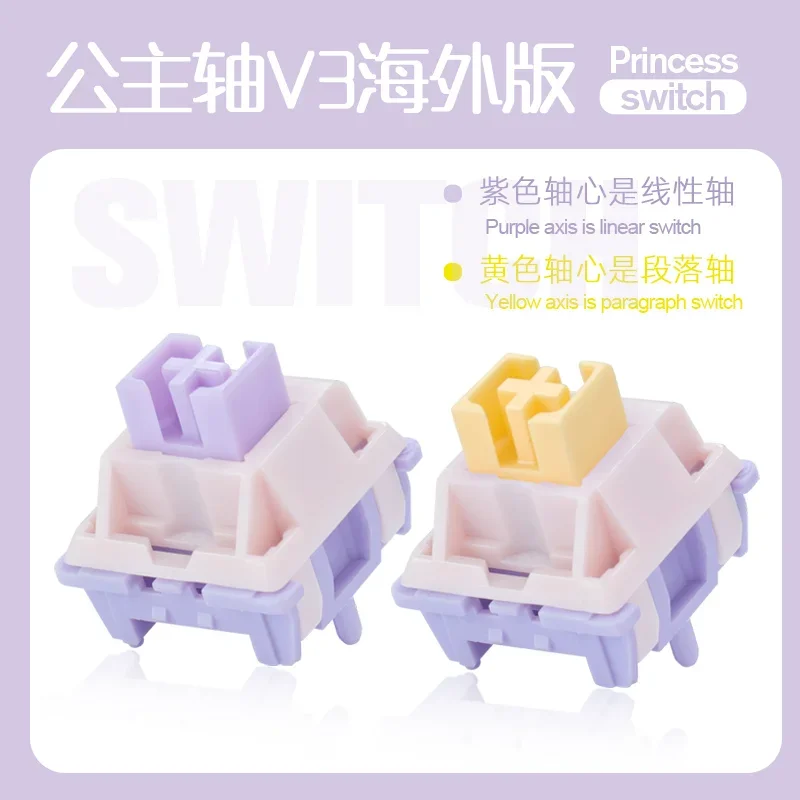 MMD Princess V3 V4 – Interruptores Mecánicos Lineales y Táctiles - imagen 5