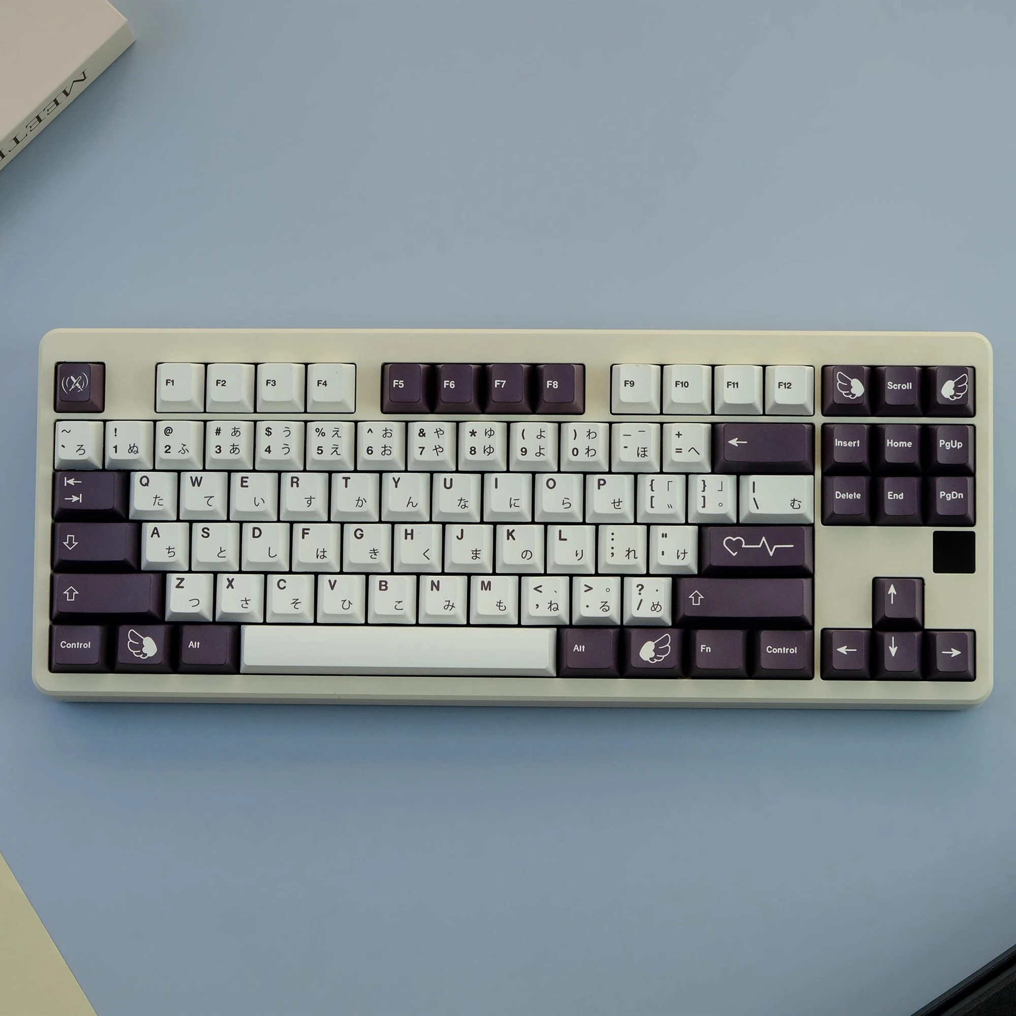 GMK-Juego de 152 teclas Tenshi, tapas de teclas de sublimación de tinte PBT, perfil de cereza, a prueba de luz, para 61, 64, 68, 96, 980, 104, diseño - imagen 5