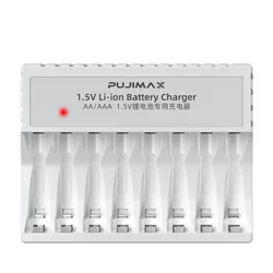 Cargador de Baterías Litio AA con Cable – Alta Capacidad Recargable