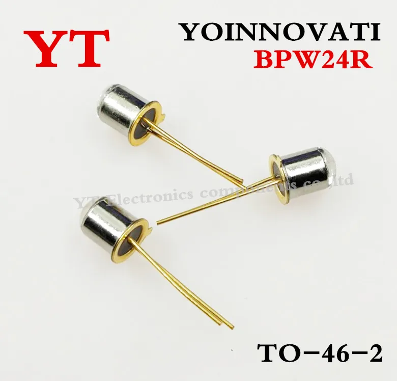 10 unids/lote BPW24R BPW24 Sensor óptico de fotodiodo TO-18 de la mejor calidad.