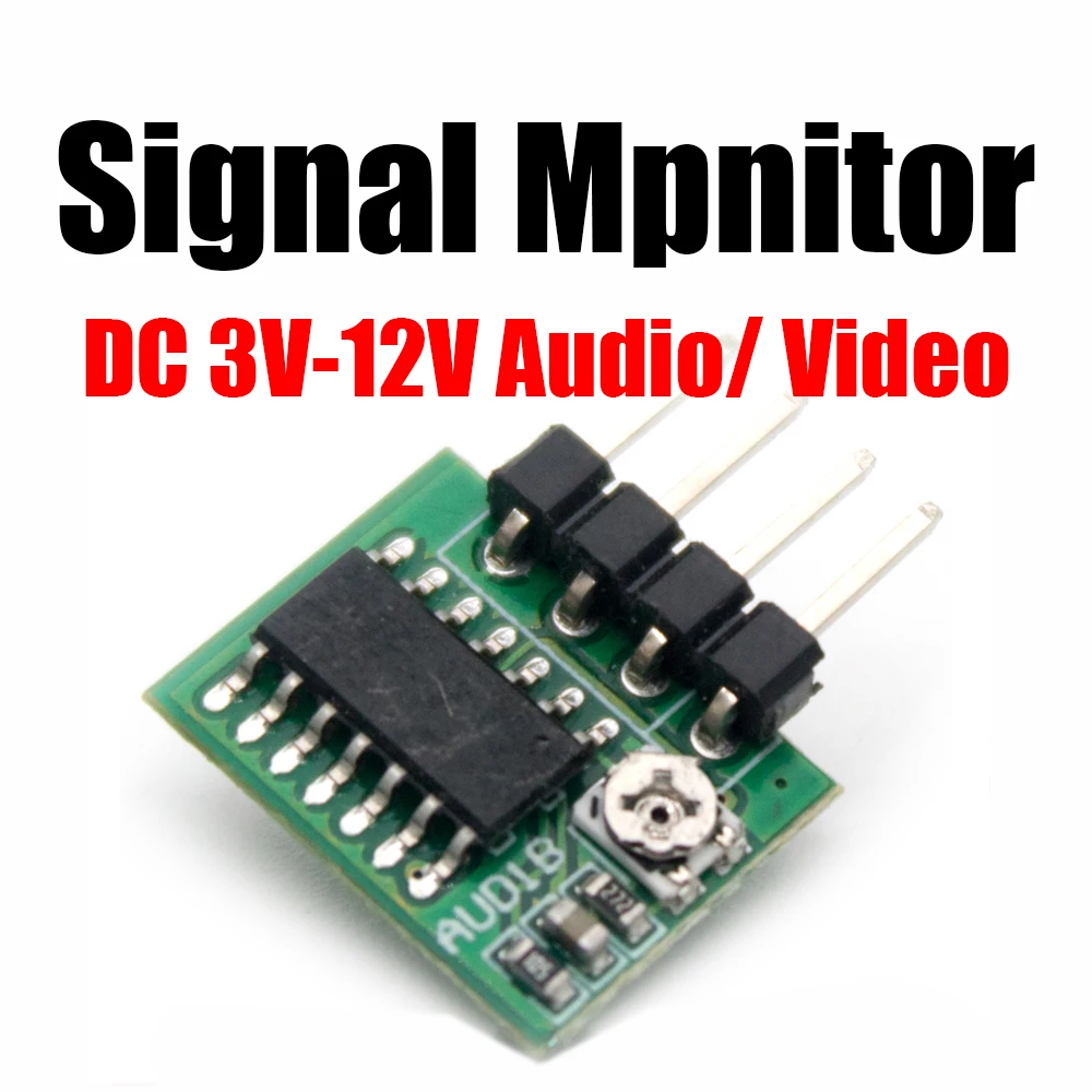 Monitor de señal de Audio y vídeo, probador de prueba de detección AV, módulo de circuito de retardo, tiempo de retardo 0,2 S-60s, ajustable, CC 3-15V - imagen 2