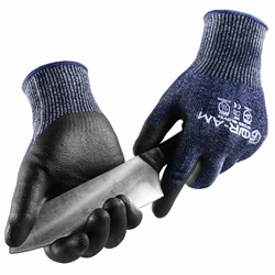 Guantes de Corte Nivel 5 - Espuma de nitrilo, agarre antideslizante