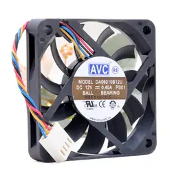Ventilador 60mm AVC PWM Doble Rodamiento 12V – Refrigeración