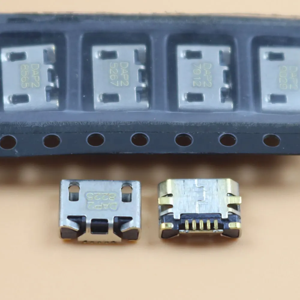 1-20 piezas Original Micro USB 5pin SMD conector puerto de carga piezas de reparación para NOKIA N215 N225 N207 208 N220 230 Universal - imagen 3