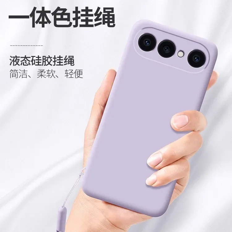 Funda de teléfono de silicona líquida para VIVO S50 Pro Mini carcasa mate para VIVO S50pro Mini correa de parachoques a prueba de golpes funda trasera de armadura