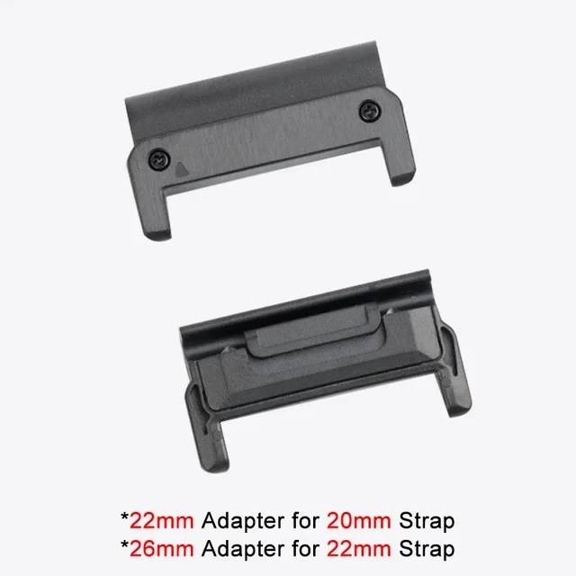 Para Garmin 22 26mm conector de liberación rápida de aleación de Zinc para Fenix 8 5Plus 6 Pro 7 correa de hebilla de fácil ajuste adaptador Instinct2 5X 6X 7X - imagen 4