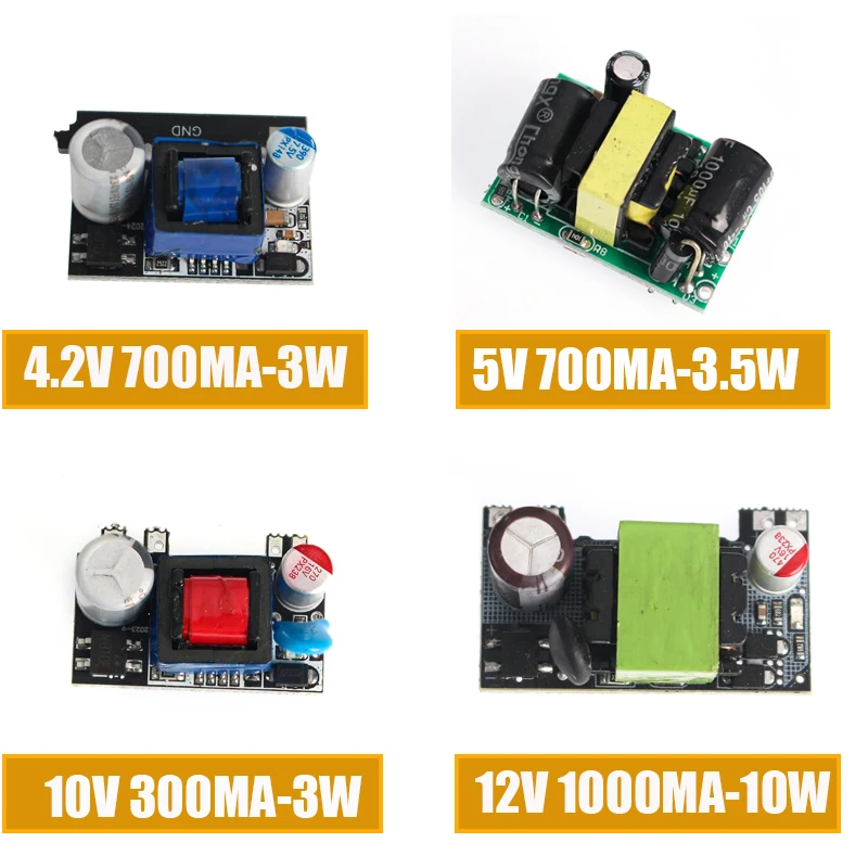 1 Uds AC 220V a 5V DC transformador reductor AC-DC 5V 700mA / 2000mA 12V 300mA 3,5 W módulo de fuente de alimentación convertidor Buck de precisión