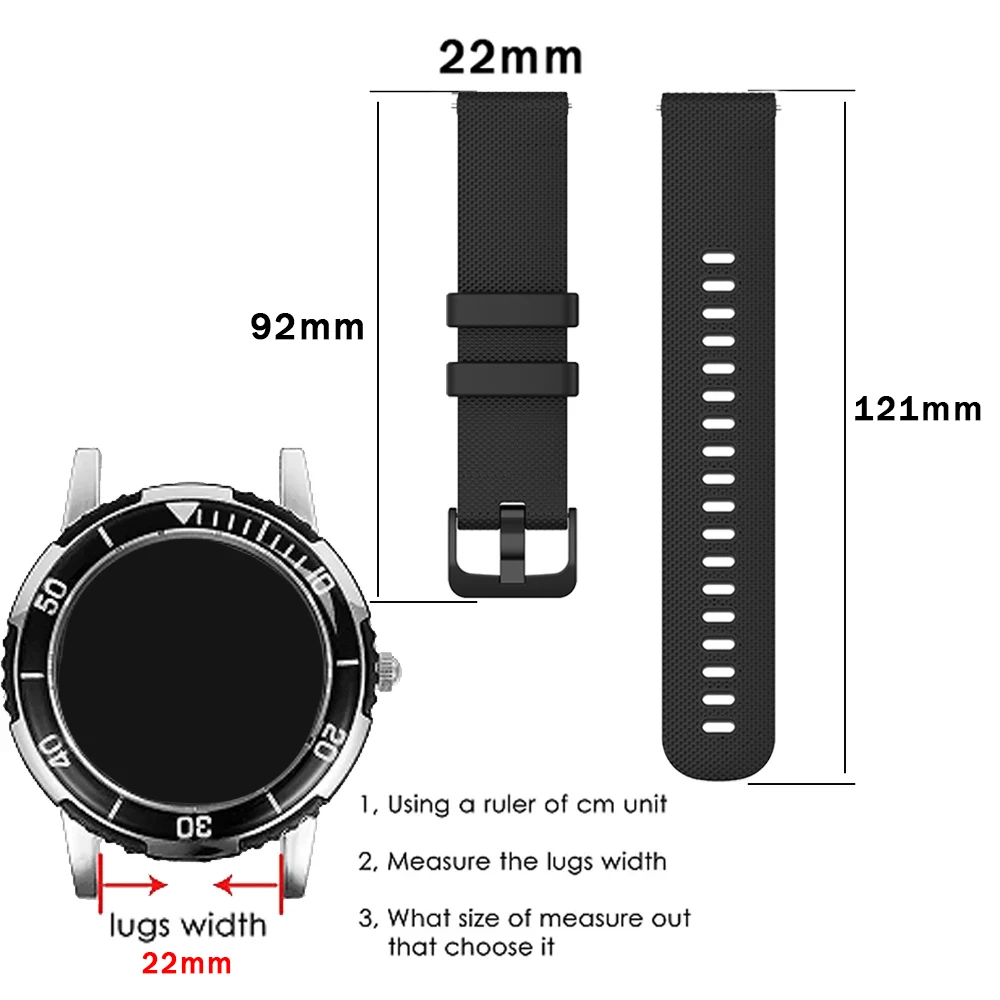 Correa deportiva de silicona de 22mm para Xiaomi Watch S4 S3 S2 46/42mm S1 Pro/color activo 2 Mi Watch Band reemplazar para pulsera de reloj Redmi - imagen 5